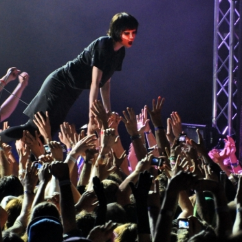 Alice Glass and Ethan Kath